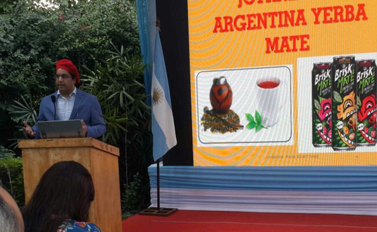 Imagen de La yerba mate argentina desembarcó en la India