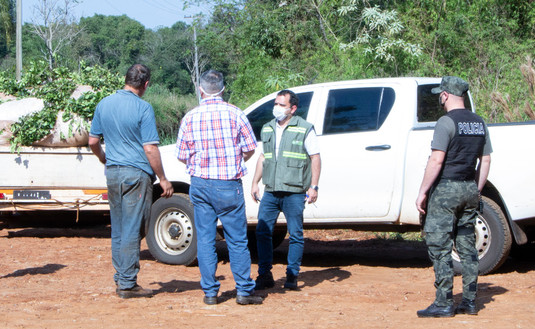 Imagen de Trabajamos con  la Policía de Misiones para prevenir el robo de yerba mate