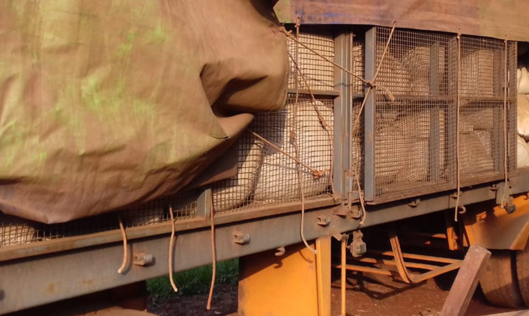 Se decomisaron aproximadamente 6.000 kilos de palitos de yerba mate.