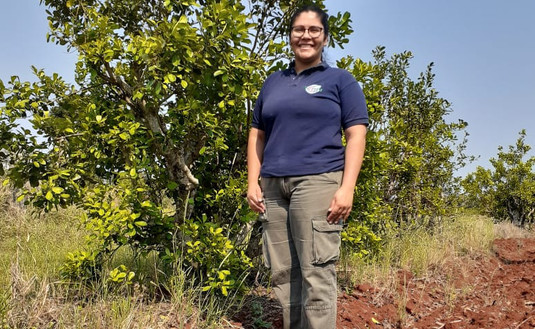 Carolina es ingeniera química egresada de la Universidad Nacional de Misiones.