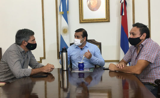 Imagen de Reunión de trabajo con el gobernador de Misiones, Oscar Herrera Ahuad