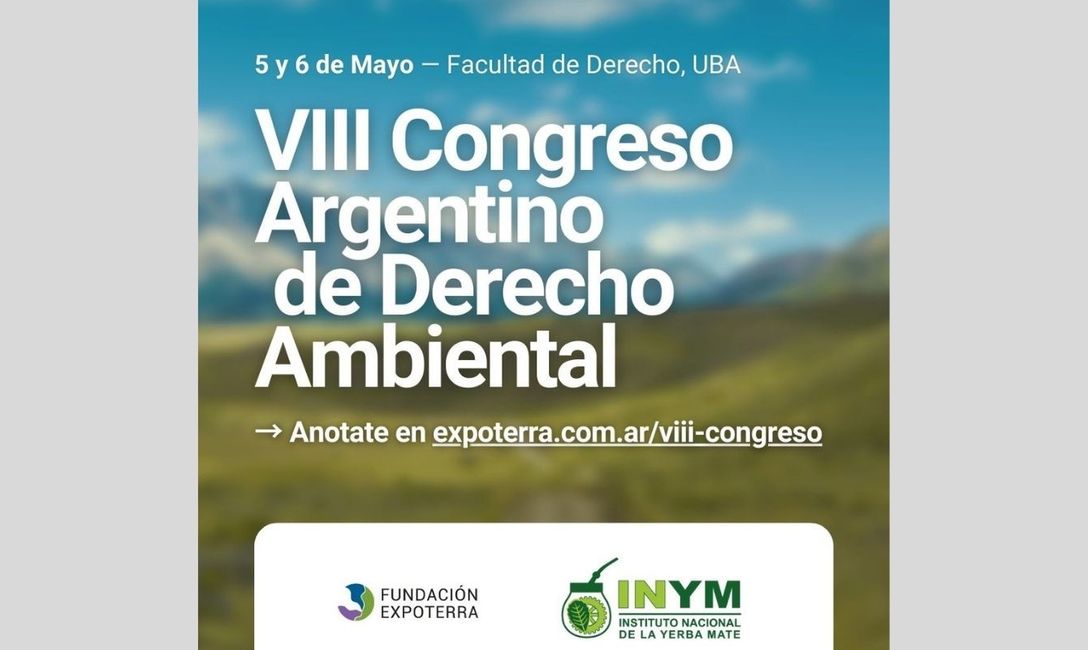 Imagen de El INYM estar&aacute; presente en el VIII Congreso Argentino de Derecho Ambiental