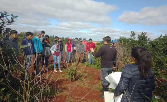 Imagen de Jornada con estudiantes y productores de Colonia Unión