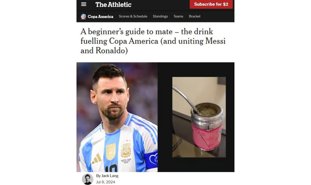 Imagen de El mate: la bebida que alimenta la Copa Am&eacute;rica