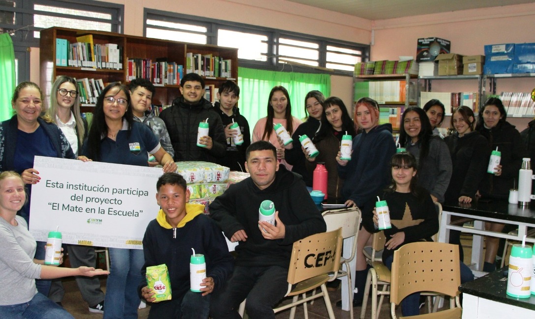 Imagen de El Mate en la Escuela, presente en 20 instituciones, extendi&eacute;ndose a m&aacute;s provincias