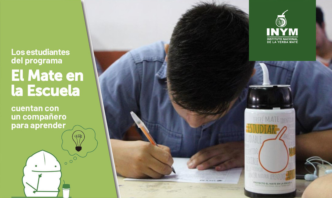 La mascota acompaña a los estudiantes durante el proceso de aprendizaje.