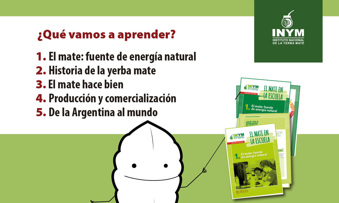 Imagen de Ilex, la mascota de El Mate en la Escuela
