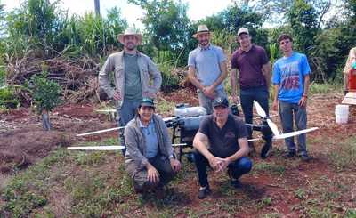 Imagen de Demostración de uso de drones para aplicaciones foliares