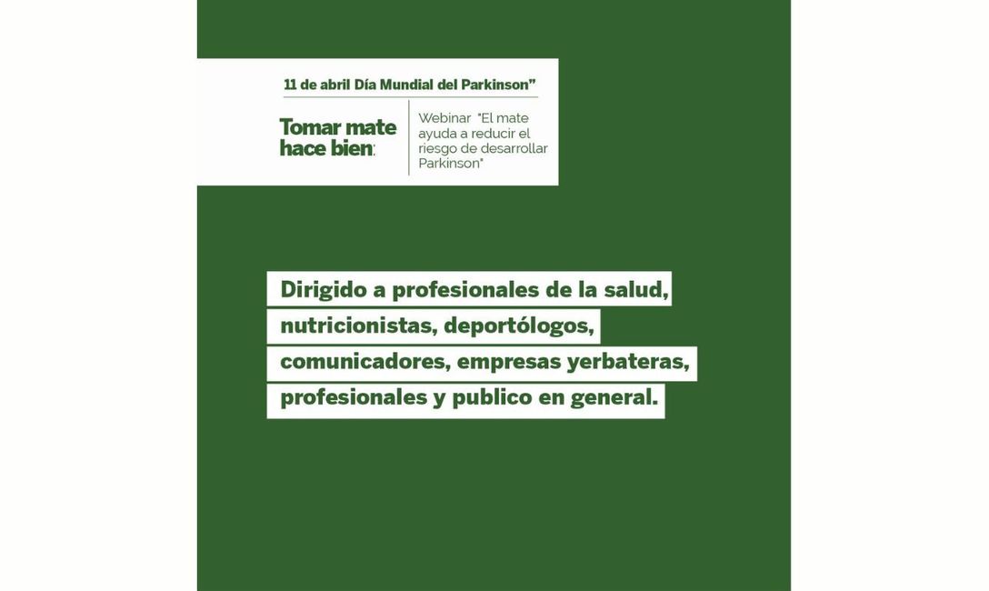 Imagen de En el D&iacute;a Mundial del Parkinson, cient&iacute;ficos argentinos cuentan c&oacute;mo el Mate reduce el riesgo de desarrollar la enfermedad