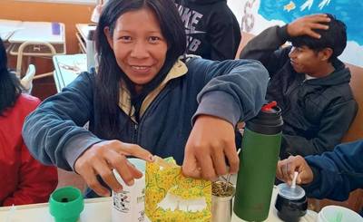 Imagen de “Con aroma a Mate, se genera otro ambiente en el aula y siempre es positivo”