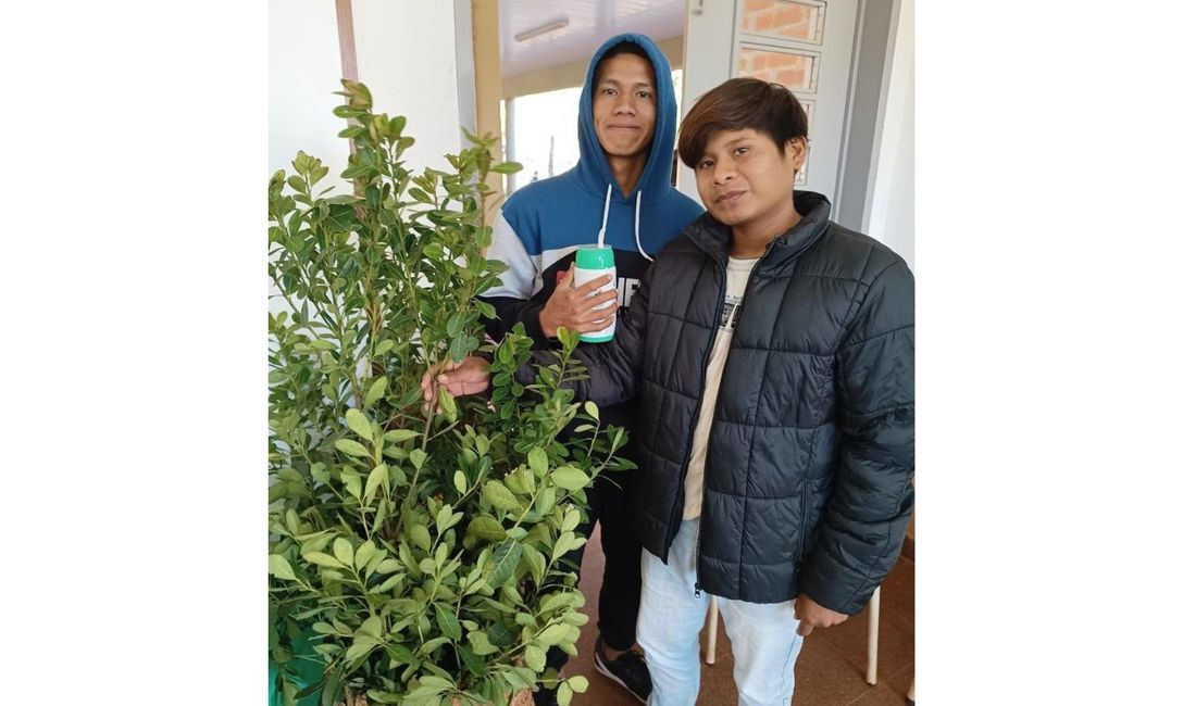 Imagen de Con aroma a Mate, se genera otro ambiente en el aula y siempre es positivo