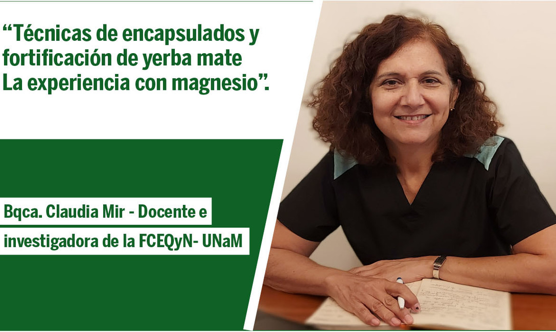 Imagen de Webinar T&eacute;cnicas de encapsulado y fortificaci&oacute;n de yerba mate. La experiencia de fortificaci&oacute;n con magnesio