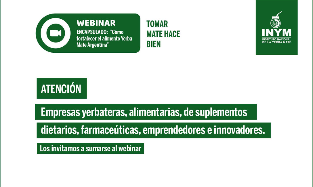 Imagen de Webinar T&eacute;cnicas de encapsulado y fortificaci&oacute;n de yerba mate. La experiencia de fortificaci&oacute;n con magnesio