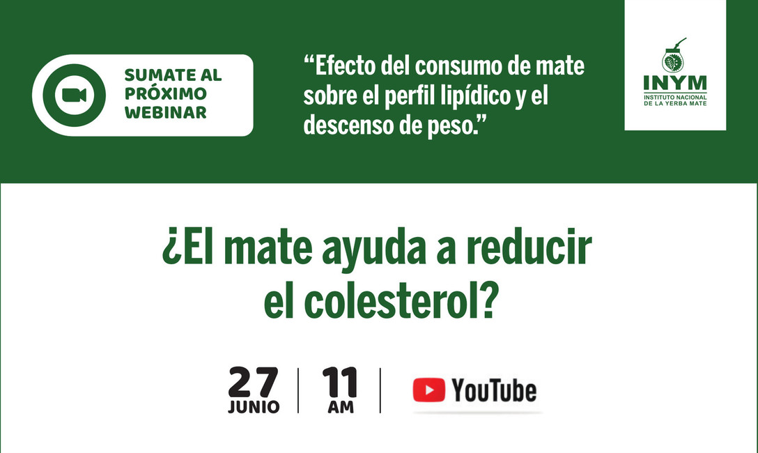 Imagen de Webinar: Efecto del consumo de mate sobre el perfil lip&iacute;dico y el descenso de peso