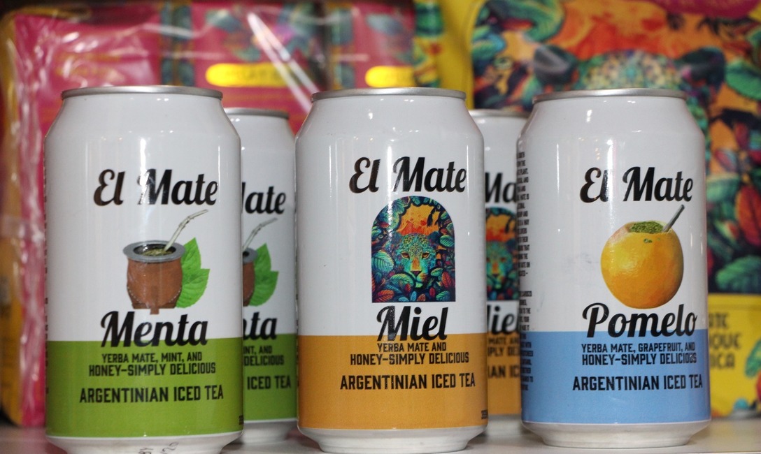 Mate Menta y Mate Pomelo, se comercializa en Toronto, Canadá, mediante la plataforma Amazon.