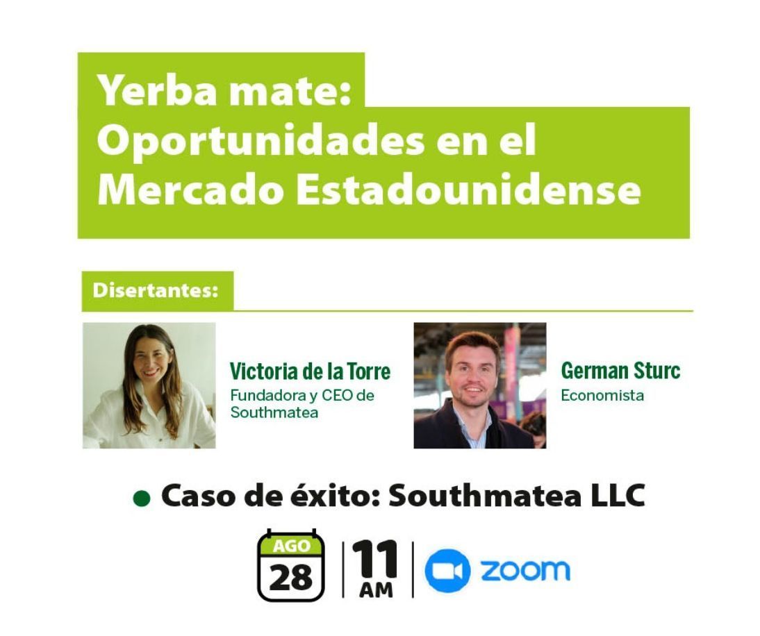 Imagen de Webinar Yerba mate: oportunidades en el mercado estadounidense