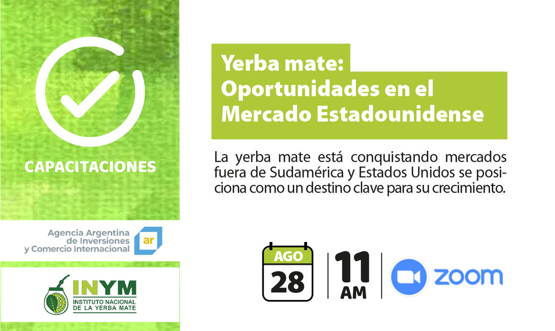 Imagen de Webinar Yerba mate: oportunidades en el mercado estadounidense