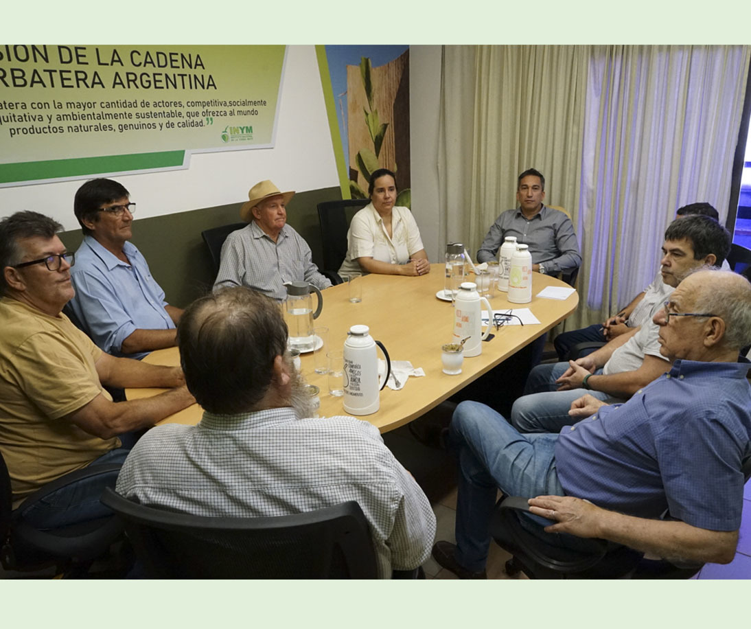 Imagen de El INYM recibi&oacute; a dirigentes de asociaciones yerbateras